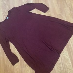 Long sleeve knit old navy dress xl